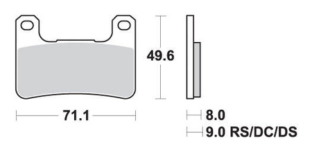 Hamulcowe kh379 street excel sinter kolor złoty pasuje do: suzuki gsx-r 600/750/100/1300 przód