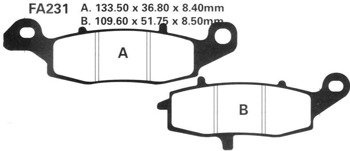 KLOCKI HAMULCOWE EBC FA231