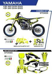 Komplet plastików plukomplet naklejek (oklein) yamaha yzf 250 '19-'22