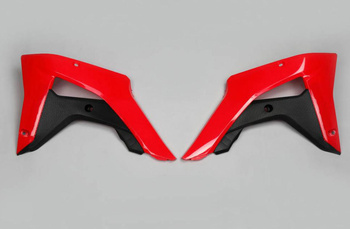 Osłony chłodnicy honda crf 250r '18, crf 450rx '17-'18 kolor oem (czerwony/czarny)