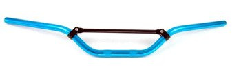 Kierownica enduro aluminiowa niebieska