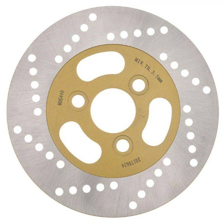 Tarcza hamulcowa przód suzuki an 125 burgman '95-'08, tr 50 '98-'00, ue 125 '01-'03, ug 110 '98-'02 (180x38x4mm) (3x10,5mm)