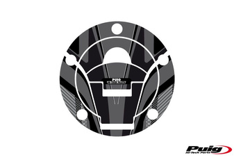 Osłona wlewu paliwa puig do ducati monster 797 17-21 – na 5 śrub (wzór radikal) szara
