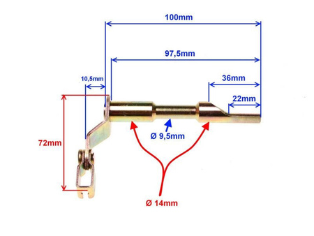 Wysprzęglik silnika AM6 Yamaha DT Aprilia RS50