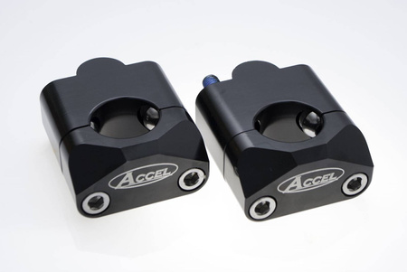 mocowanie/podwyżki kierownicy (dół-22,2/góra-28,6mm) wys. 35mm kolor czarny (bm-09bk22/28)