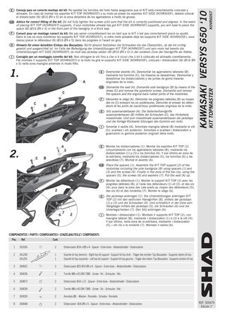 Stelaż kufra tylnego Shad do Kawasaki Versys 600/650 (10-14)
