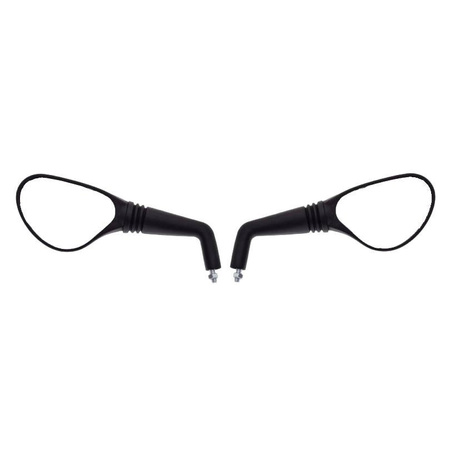 Lusterka uniwersalne czarno Szare My001 gwint M8