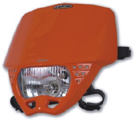 Lampa przednia UFO Cruiser enduro cross pomarańczowa
