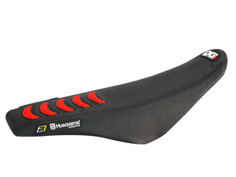 Pokrowiec/poszycie na siedzenie husqvarna te/tc 250-310 '08-'13, te/tc 250-450-510 '08-'10, cr/wr 125 '09-'13 double grip 3 kolor czarny