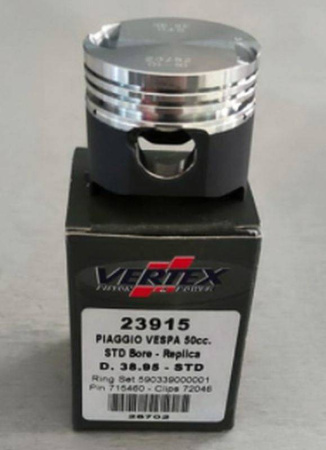 Vertex 2022/01 tłok piaggio vespa liberty 50, zip 50, aprilia scarabeo 50 (4t) (40,35mm) (+1,40mm)
