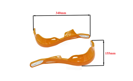 Handbary Power Force - Pomarańczowe Osłony Rąk, Dłoni Enduro Cross Quad- Atv Gy6107812-D