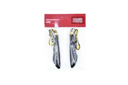 Kierunkowskazy Diodowe Dynamiczne Led 2 Sztuki Power Force Homologacja