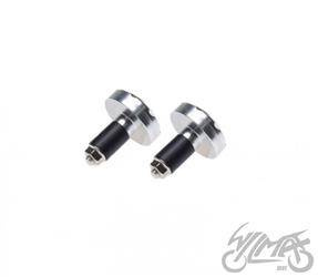 Końcówka kierownicy srebrna