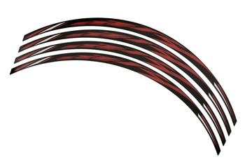 Uniwersalne Paski R1 Na Felgi Puig Czerwone