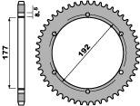 Zębatka tylna 223 50 c45 husqvarna wr 120/250/350 79-88 (łańc. 520)