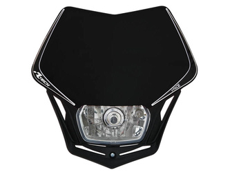 Racetech lampa przednia v-face kolor czarny