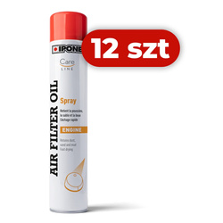 SPRAY AIR FILTER OIL PŁYN (OLEJ) DO NASĄCZANIA FILTRÓW POWIETRZA W SPRAY'U 750ML (CARELINE) (12) KARTON 12 SZTUK