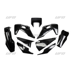 Komplet plastików husqvarna te/tx/fe '20 z osłoną lampy kolor czarny (hu623e001)