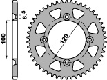 Zębatka tylna 798 50 c45 suzuki rm 80/85, yamaha yz 80/85 (łańc. 428) (jtr798.50)