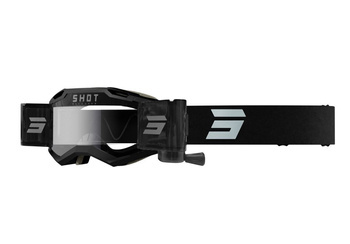 Gogle Shot Iris 2.0 Tech roll-off czarny mat szybka przeźroczysta