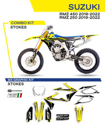 Komplet naklejek (oklein) suzuki rmz 250 '19-'22