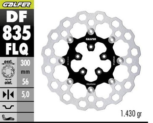 TARCZA HAMULCOWA PRZÓD HARLEY-DAVIDSON (300X56X5) PŁYWAJĄCA (CUBIQ)