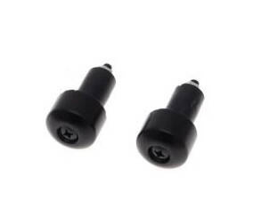 Końcówki kierownicy motocykla czarne