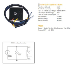 Dze regulator napięcia uniwersalny jednofazowy (12v, 16a) (esr012)