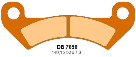 Klocki hamulcowe przód john deere xuv 325/825/850/855 gator '10-'11, hpx gator '10-'11