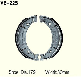 Szczęki Hamulcowe Vesrah Vb-225