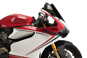 Boczne Spoilery Dociskowe Do Ducati Panigale 899 / 1199 12-14 Czerwona