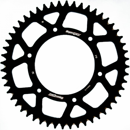 Zębatka tylna aluminiowa 7075-t6 (ergal) 289 52 honda cr/crf '83-'16 (jtr210.52) kolor czarny