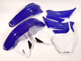 Komplet plastików yamaha yzf 250 '06-'09, yzf 450 '06-'09 kolor oem (niebieski/biały) (ya305e999)