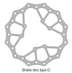 Tarcza hamulcowa przód honda crf 250 crf 450