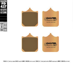 Klocki hamulcowe kh604/4 racing gp competition bmw s 1000rr przód - wycofane z oferty