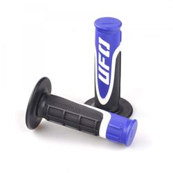 Manetki UFO Axiom z logo enduro cross niebieskie