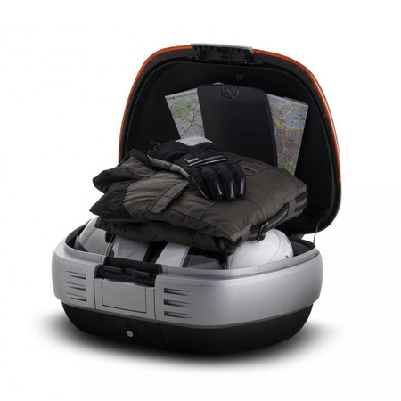 Kufer centralny motocyklowy SH50 płyta oparcie