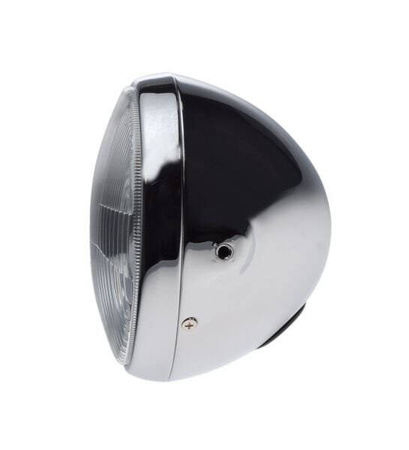 Lampa przód reflektor 7 cali 12V chrom E-Mark ECE