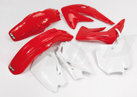 Komplet plastików honda cr 85 '03-'17 kolor oem (czerwony/biały) (ho109e999)