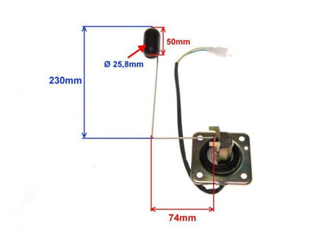 Czujnik zamknięty paliwa 139Fmb Neken Fighter