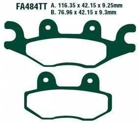 KLOCKI HAMULCOWE EBC FA484TT