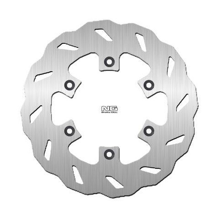 Tarcza hamulcowa tył kawasaki kdx 200/250 '89-96, klx 650 '96-14, kx 125/250/500 '86-04 (220x100x4,5mm) (6x6,5mm) wave
