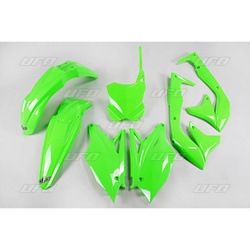 Komplet plastików kawasaki kxf 450 '18 kolor zielony fluo (ka226aflu)