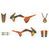 Komplet naklejek (oklein) + pokrowiec/poszycie na siedzenie ktm exc wszystkie modele w rocznikach 14-16, sx-sxf wszystkie modele w rocznikach 13-15 rockstar energy ktm