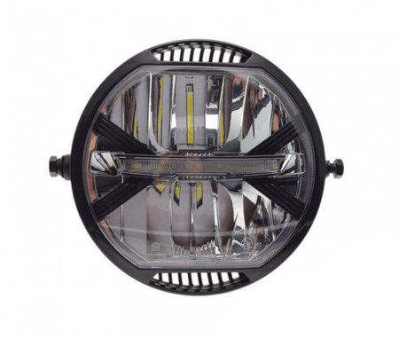 Lampa przód uniwersalna LED do motocykli ECE E8