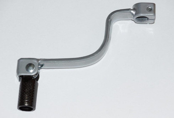 Dźwignia zmiany biegów kawasaki kx125/250 '88-'02, kx500 '88-'04 (stalowa) kolor srebrny