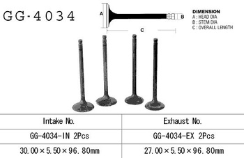 ZAWÓR SSĄCY KAWASAKI KLF/KSF/KVF 400 '97-'06 (2 NA POJAZD) (OEM: 12004-1106) (1SZT.) (MADE IN JAPAN)