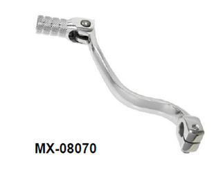 DŹWIGNIA ZMIANY BIEGÓW KAWASAKI KX 65 '00-'23, SUZUKI RM 65 '03-'05 (OEM: K1315-61347; K1324-21366) (KUTE ALUMINIUM) KOLOR SREBRNY (ANODOWANY)