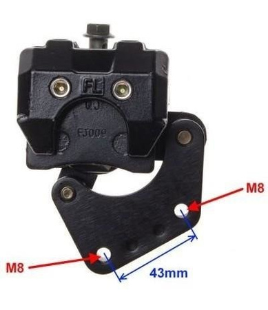 Zacisk hamulca przedni do skutera 4T i 2T Lj50Qt-K