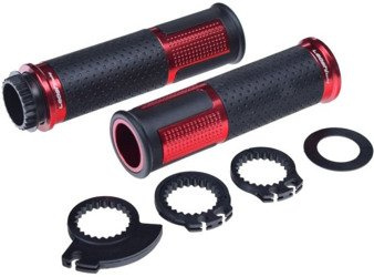 Manetki gripy uniwersalne motocykl czerwone22mm